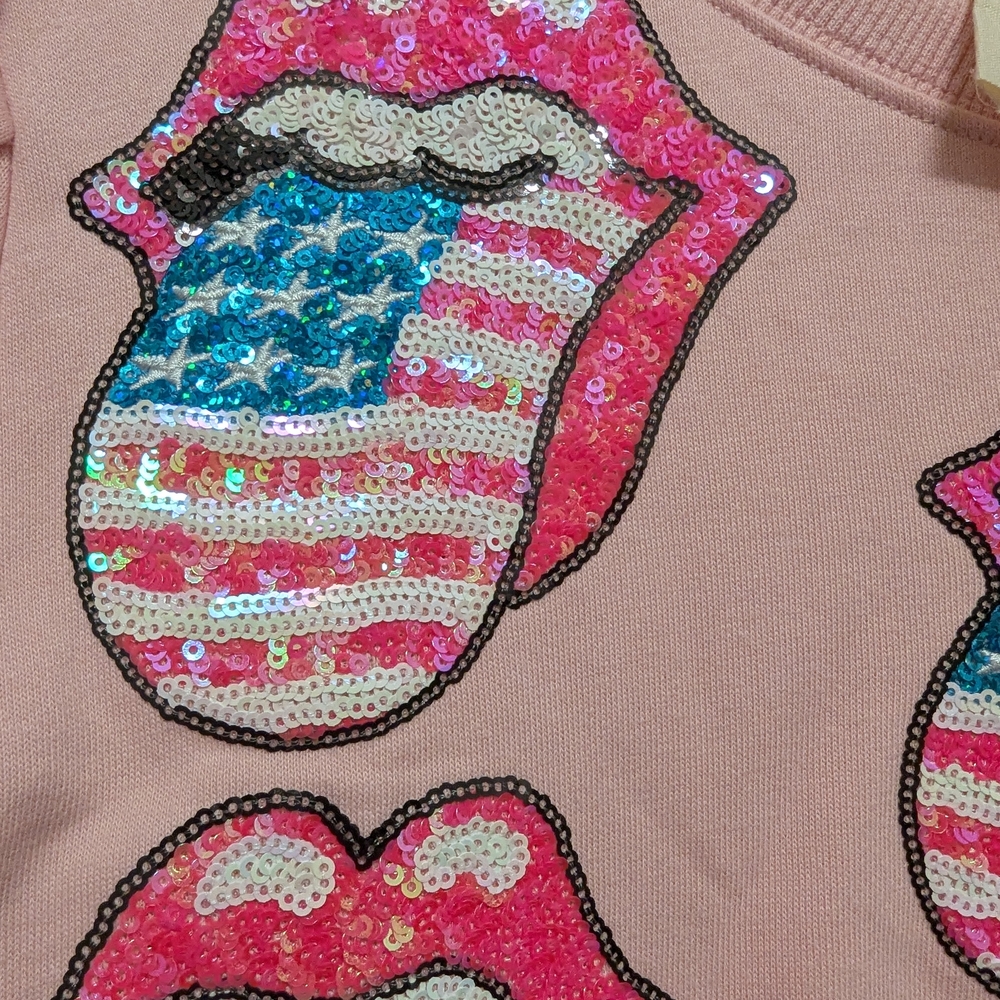 Fantastic Fawn Pink Graphic Sweatshirt - Picture 3 of 3